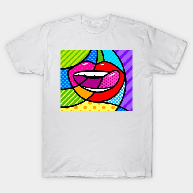 Lips Fashion T-Shirt by timegraf